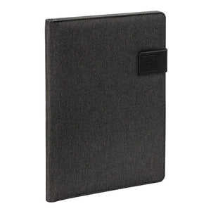 Large Pad Folio Notebook, Black