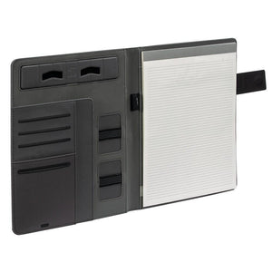 Large Pad Folio Notebook, Black