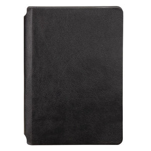 Vegan Leather Notebook, Black