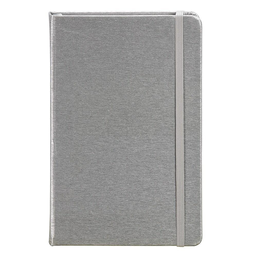 Silver Hardcover Notebook