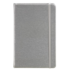 Silver Hardcover Notebook