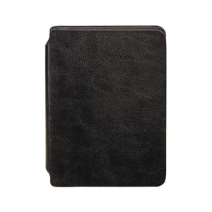 Vegan Leather Pocket Notebook, Black