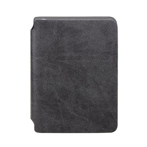 Vegan Leather Pocket Notebook, Smoke