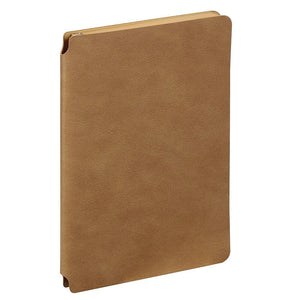 Vegan Leather Notebook, Camel